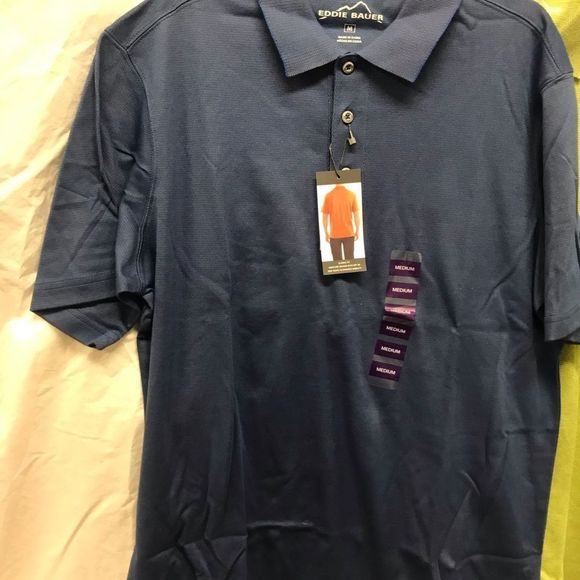 Eddie Bauer Short Sleeve Classic Fit Golf  Polos - Picture 8 of 8